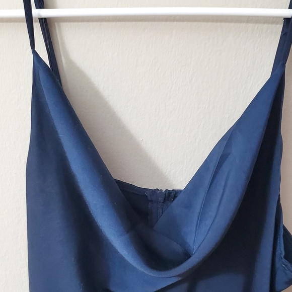 Navy Slip Dress - Picture 3 of 5